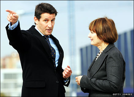 Lord Coe puts Tessa Jowell in the right direction