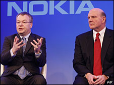 Stephen Elop y Steve Ballmer