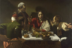 N0172: Caravaggio, The Supper at Emmaus, 1601 (c) The National Gallery, London