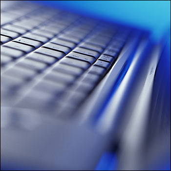 Teclado de computadora portátil