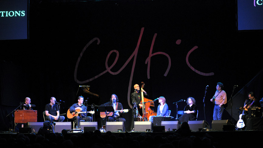 Danny Thompson and Friends live at the Old Fruitmarket. Photo by Louis Decarlo