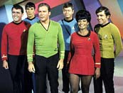 Captain Kirk and Star Trek team