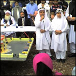Onlookers at the ceremony