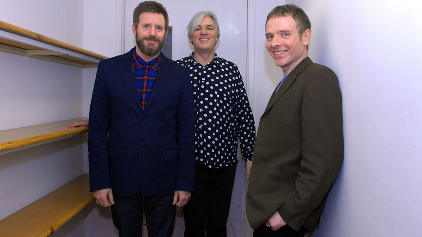 Green Gartside and Robyn Hitchcock at Way to Blue - Songs of Nick Drake. Photo by Louis Decarlo