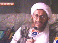 Mustafa Abu al-Yazid em entrevista à emissora de TV paquistanesa Geo