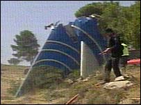 Záchranné práce na místě havárie