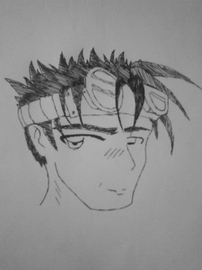 A manga head