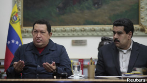 Chávez e Maduro