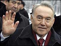 Қозоғистон президенти Нурсултон Назарбоев