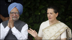 Sonia Gandhi and Manmohan Singh