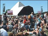 Pyramid Stage at Glastonbury