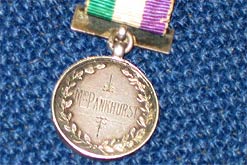 Image: Mrs Pankhurst's Medal for Imprisonment