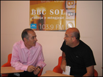 Arben Manaj dhe Rob Watson