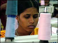 công nhân dệt may ở Bangladesh