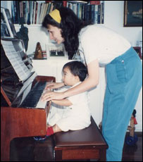 妈妈罗山和小华天