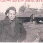 AT Ryes, two days after landing June 15th 1944 AT Ryes, two days after landing June 15th 1944