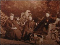 The Ellis family - ex-residents at Belgrave Hall.