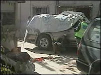 Local do ataque em Cabul