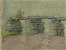 Одна з картин, які приписують руці Гітлера