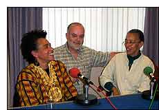 Aisha, John and Thelma