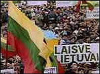 Демонстрація за незалежність Литви, радянські часи