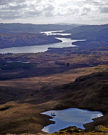 Loch Awe from Ben Cruachan