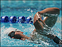 Kate Allenby swimming (Getty)