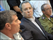 Ministro de Defensa israelí Ehud Barak