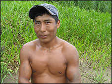 Daniel Aguilar, peón minero