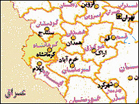 نقشه کرمانشاه