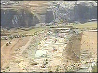 Staveniště poblíž města Samsú