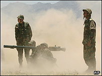 سربازان افغان در جنگ