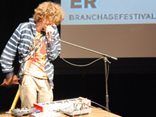 Jersey-French musician Pevin Kinel opened for Seperado