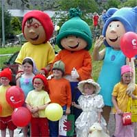 Cystadleuwyr gwisg ffansi