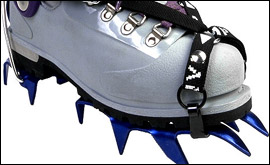 boot with crampon