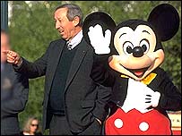 Roy Disney e Mickey Mouse