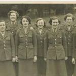 ATS Recruits Omagh 1939 L-R Molly Attridge, Georgie Preston, May Vennard, Isobel Smyth, Isobel Anderson, Meta Graham, Mabel Allen, Sheena Smyth ATS Recruits Omagh 1939 L-R Molly Attridge, Georgie Preston, May Vennard, Isobel Smyth, Isobel Anderson, Meta Graham, Mabel Allen, Sheena Smyth