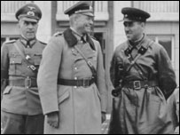 Комбриг Сємьон Кривошеїн і генерал Гейнц Гудеріан 