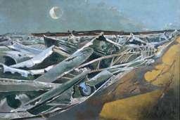 Painting: 'Totes Meer', 1941 by Paul Nash