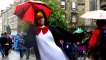 Promoting the show in the rain - 'Betrayal of Penguins'