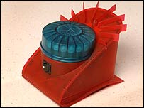 Equipamento que lança o spray