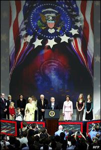 O presidente americano, George W. Bush