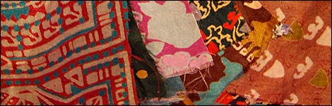 A selection of Painted Fabric designs