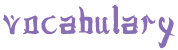 vocabulary
