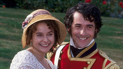 Lydia & Wickham (Julia Sawalha & Adrian Lukis)