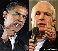 John McCain e Barack Obama