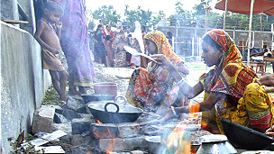 مخيم للنازحين المسلمين في ولاية آسام الهندية