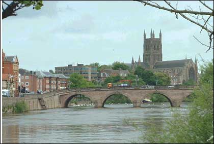 Worcester Cathedral by Andrew Brown