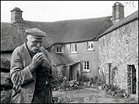 Archive photo showing Mr Warren outside Uppacott 