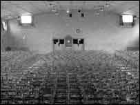 Hillside Ballroom Hereford - see from the stage